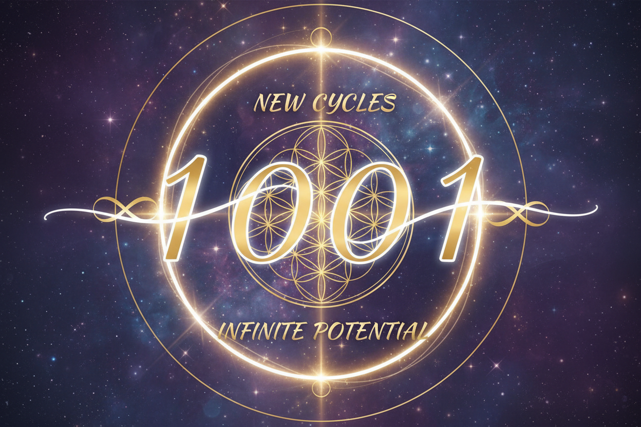 1001 Angel Number Meaning: New Cycles, Infinite Potential & Divine Timing