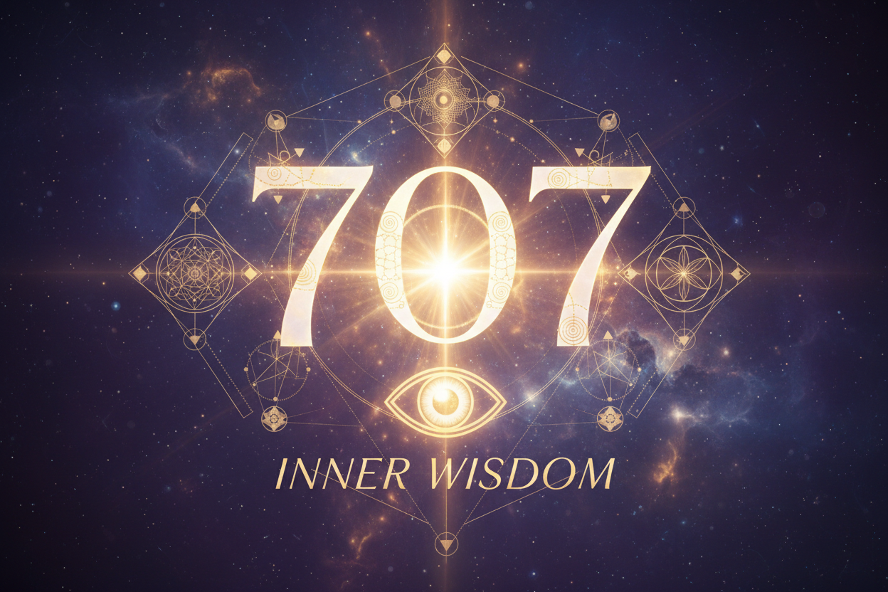 707 Angel Number Meaning: Spiritual Growth, Divine Guidance & Inner Wisdom