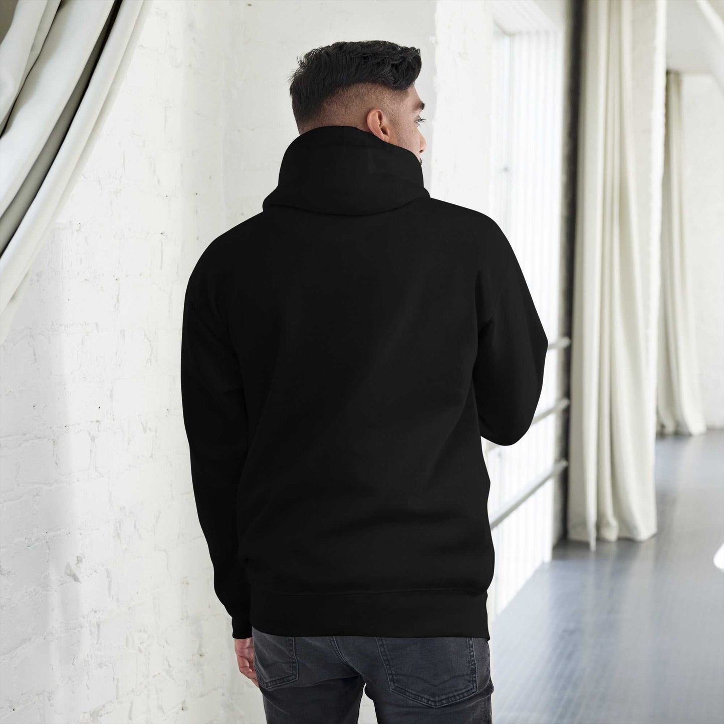 Unisex hoodie with angel number design and spiritual affirmations for divine energy and manifestation