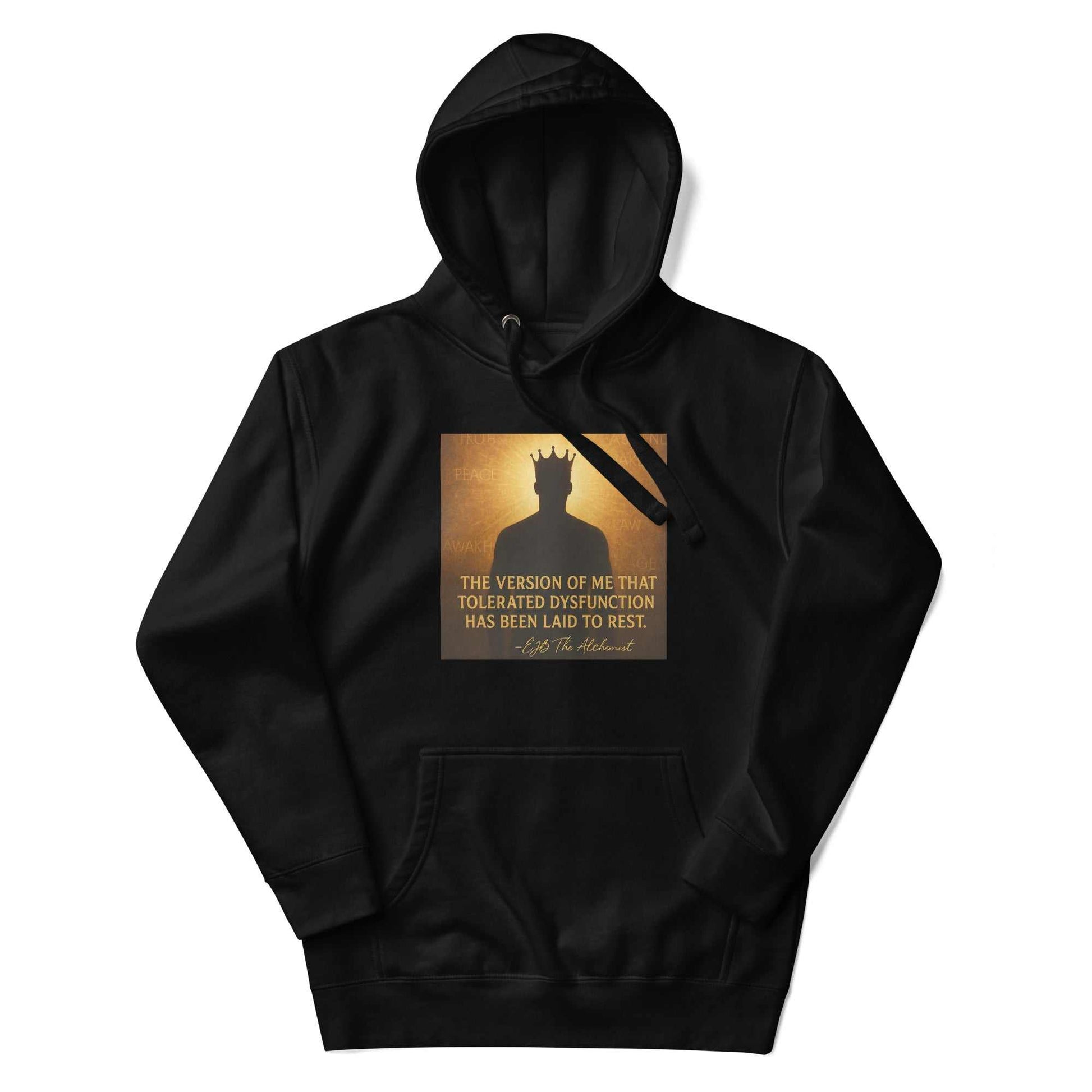 Unisex organic spiritual hoodie with eco-friendly fabric and angel number design for divine comfort and energy protection