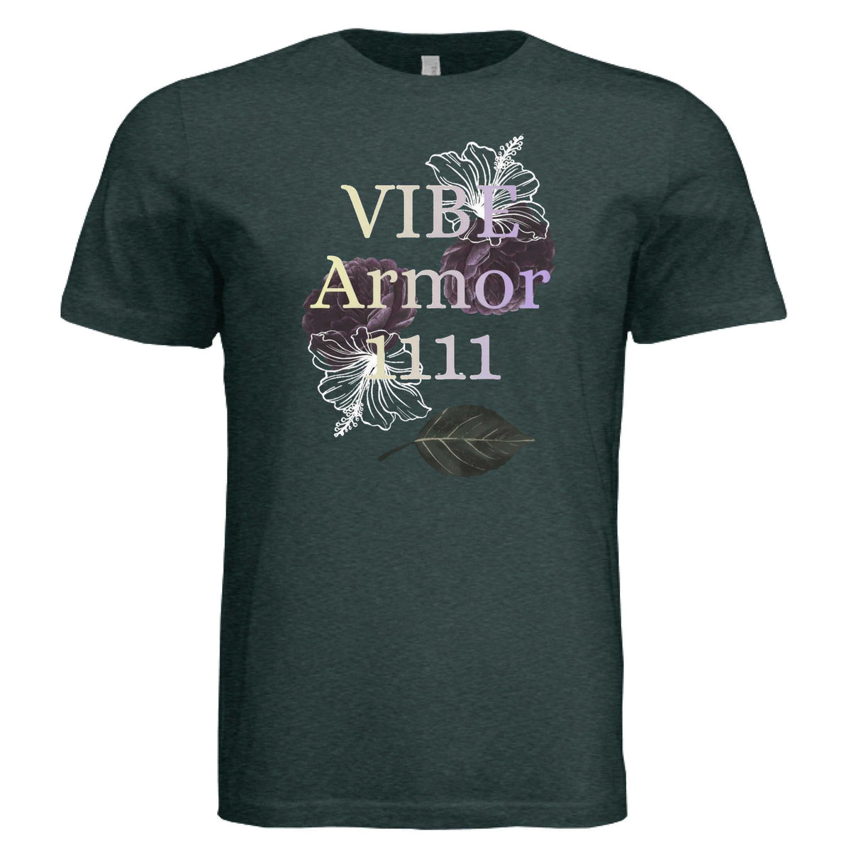 Vibe Armor t-shirt in soft triblend fabric with spiritual design and unisex fit