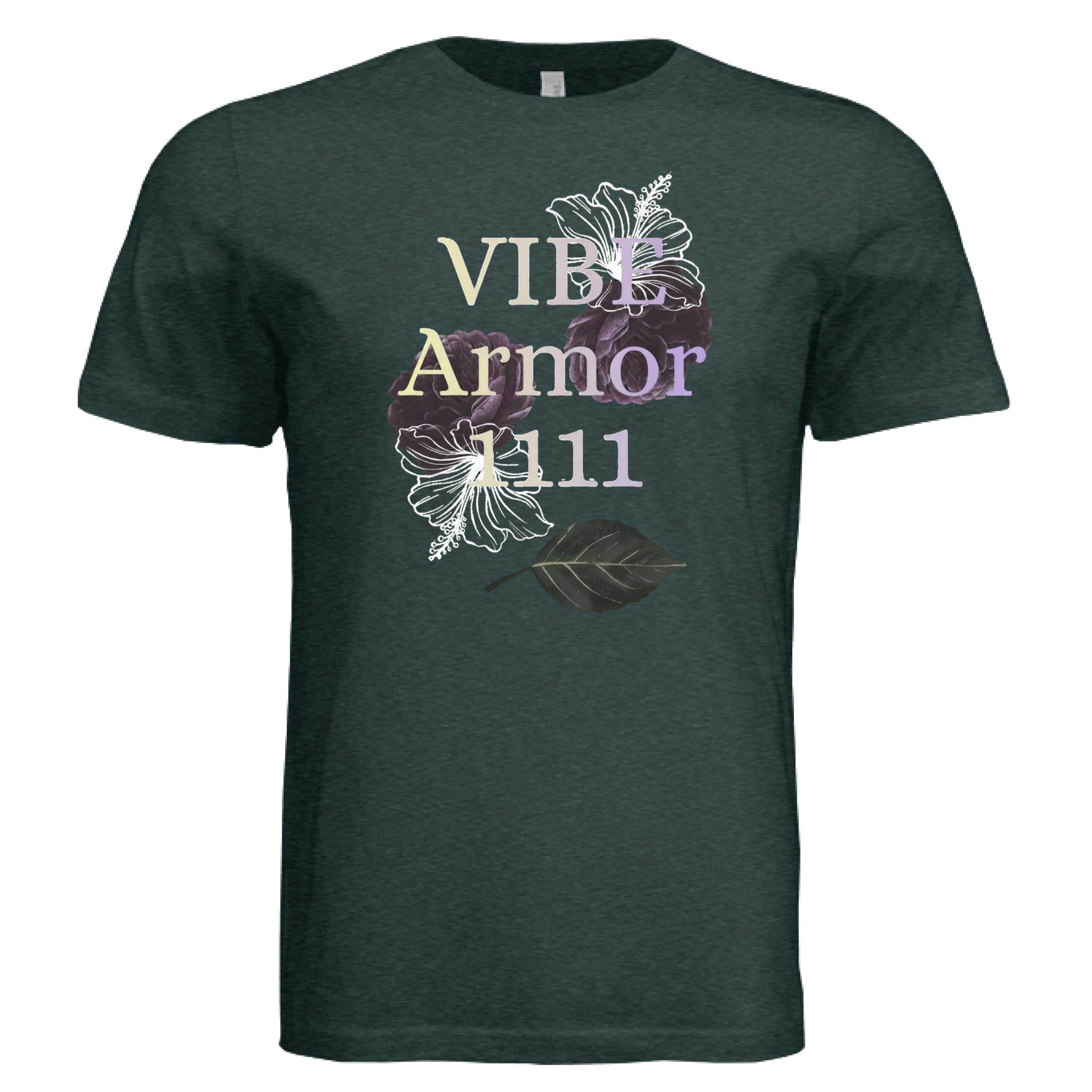 Vibe Armor t-shirt in soft triblend fabric with spiritual design and unisex fit