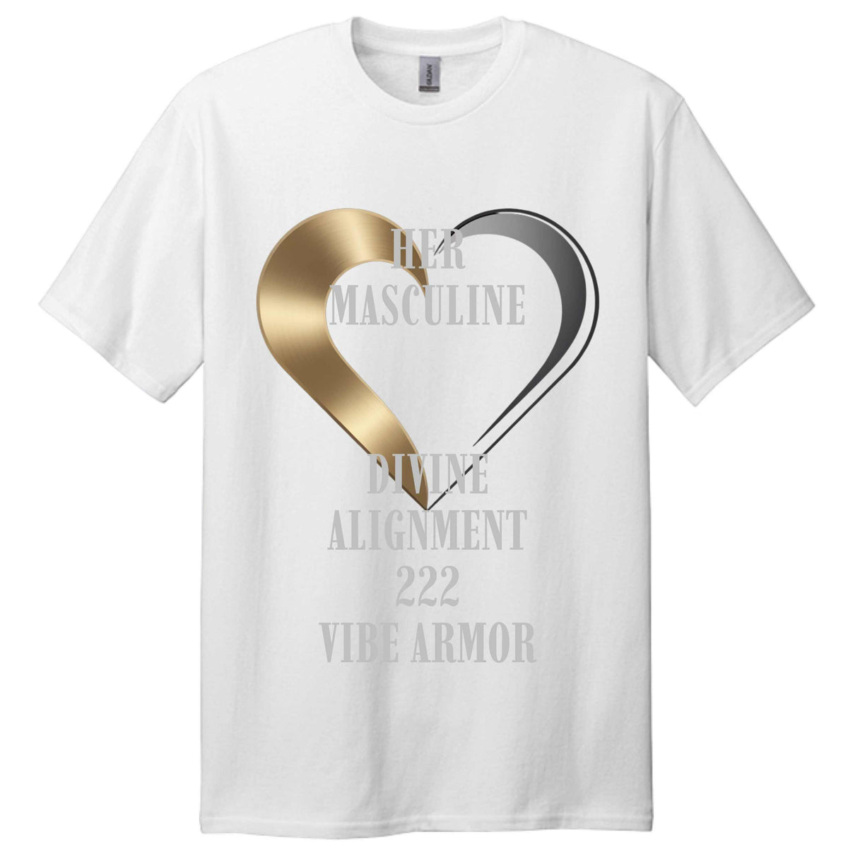 Black Vibe Armor Tall Tee made of premium cotton for tall men, classic fit Gildan G200T style