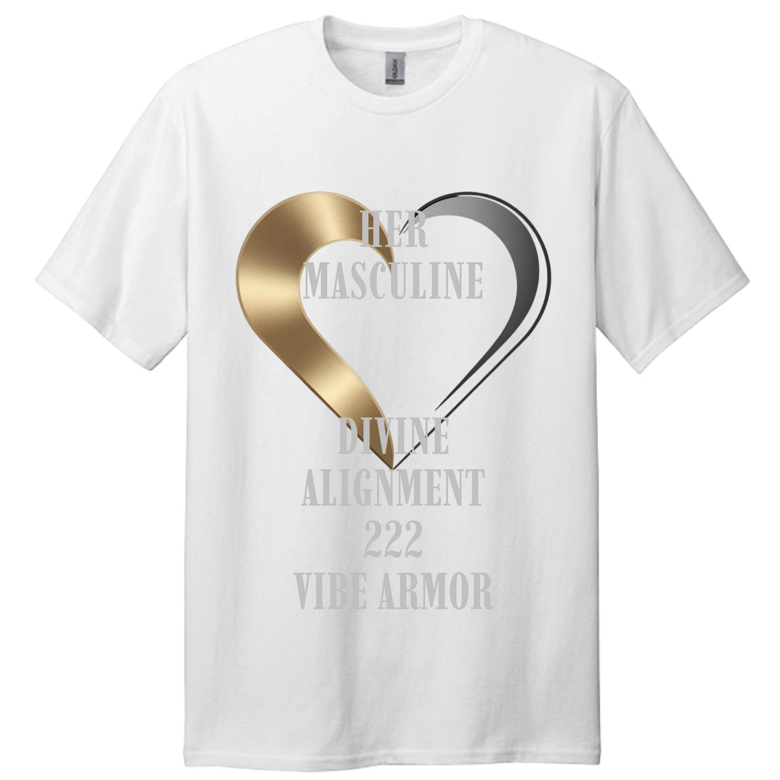 Black Vibe Armor Tall Tee made of premium cotton for tall men, classic fit Gildan G200T style