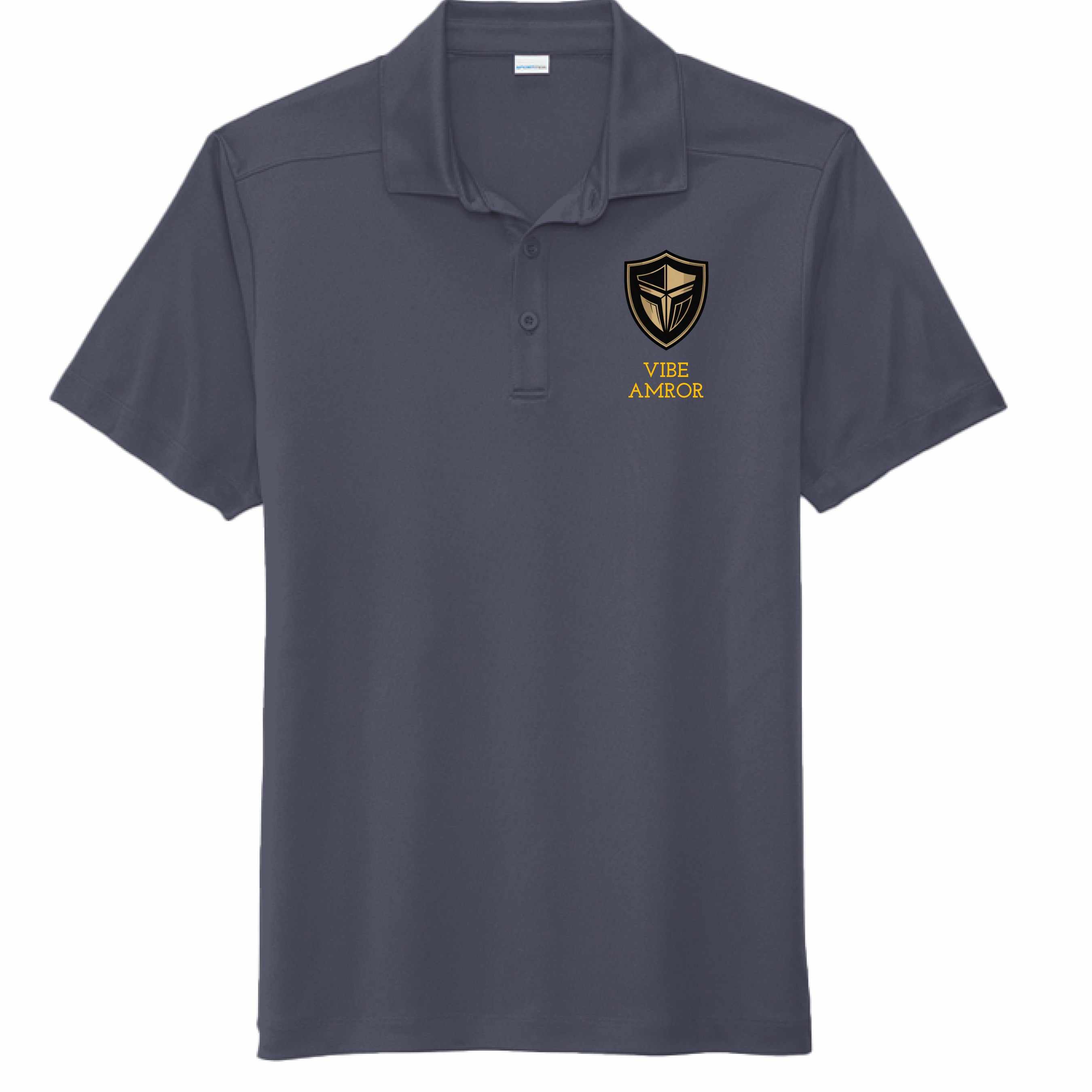 Vibe Armor Men's Professional Polo in premium UPF 50 fabric with Sport-Tek ST520 technology for corporate professionals