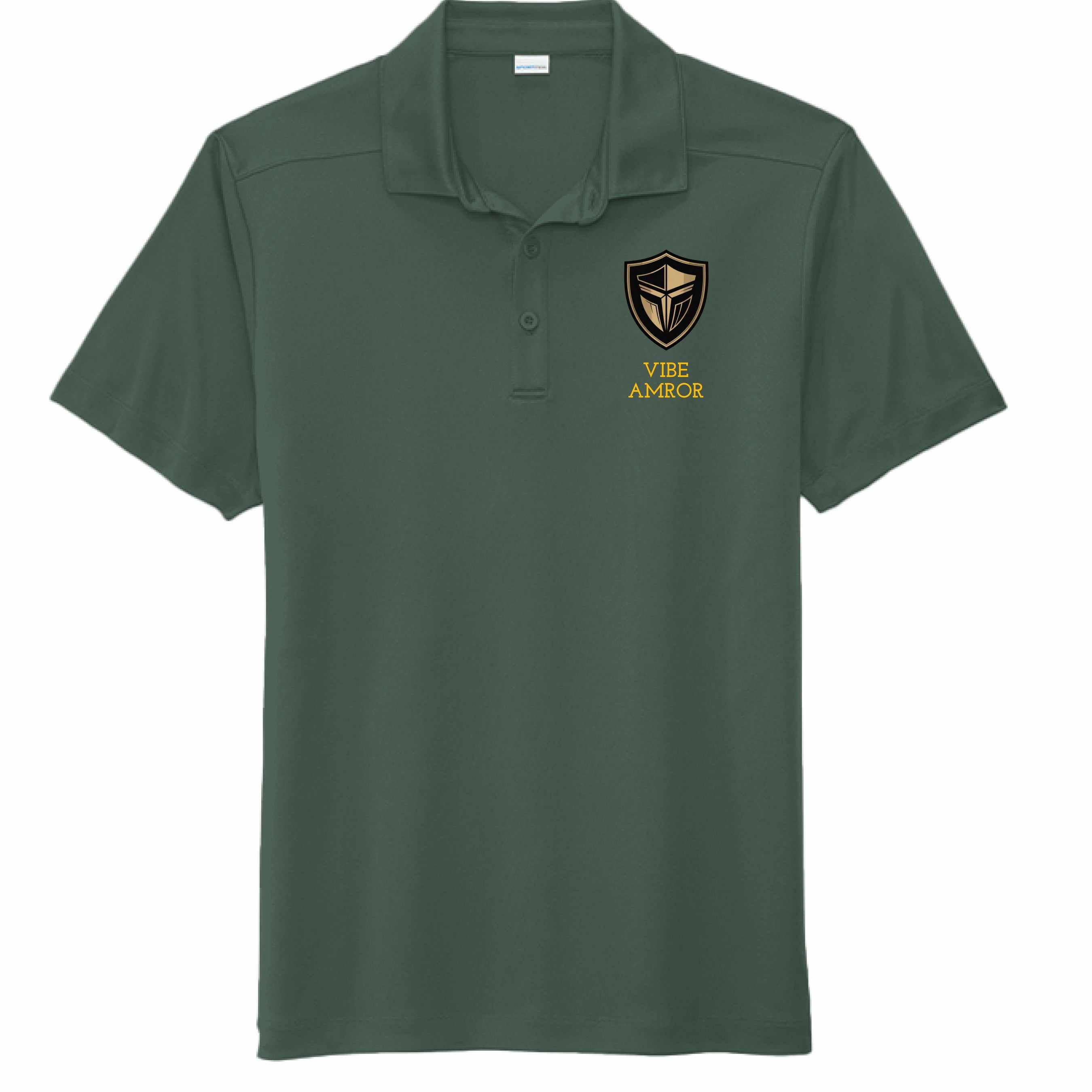 Vibe Armor Men's Professional Polo in Sport-Tek ST520 fabric with UPF 50 sun protection and premium corporate design