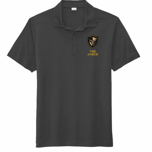 Vibe Armor Men's Professional Polo in multiple colors with UPF 50 sun protection and premium Sport-Tek ST520 fabric
