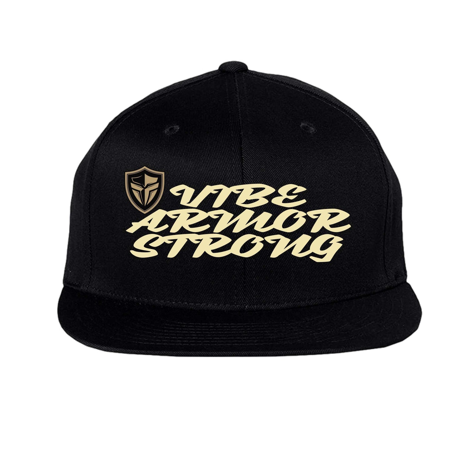 Vibe Armor Divine Fitted Cap with structured six-panel design and flat bill in multiple colors