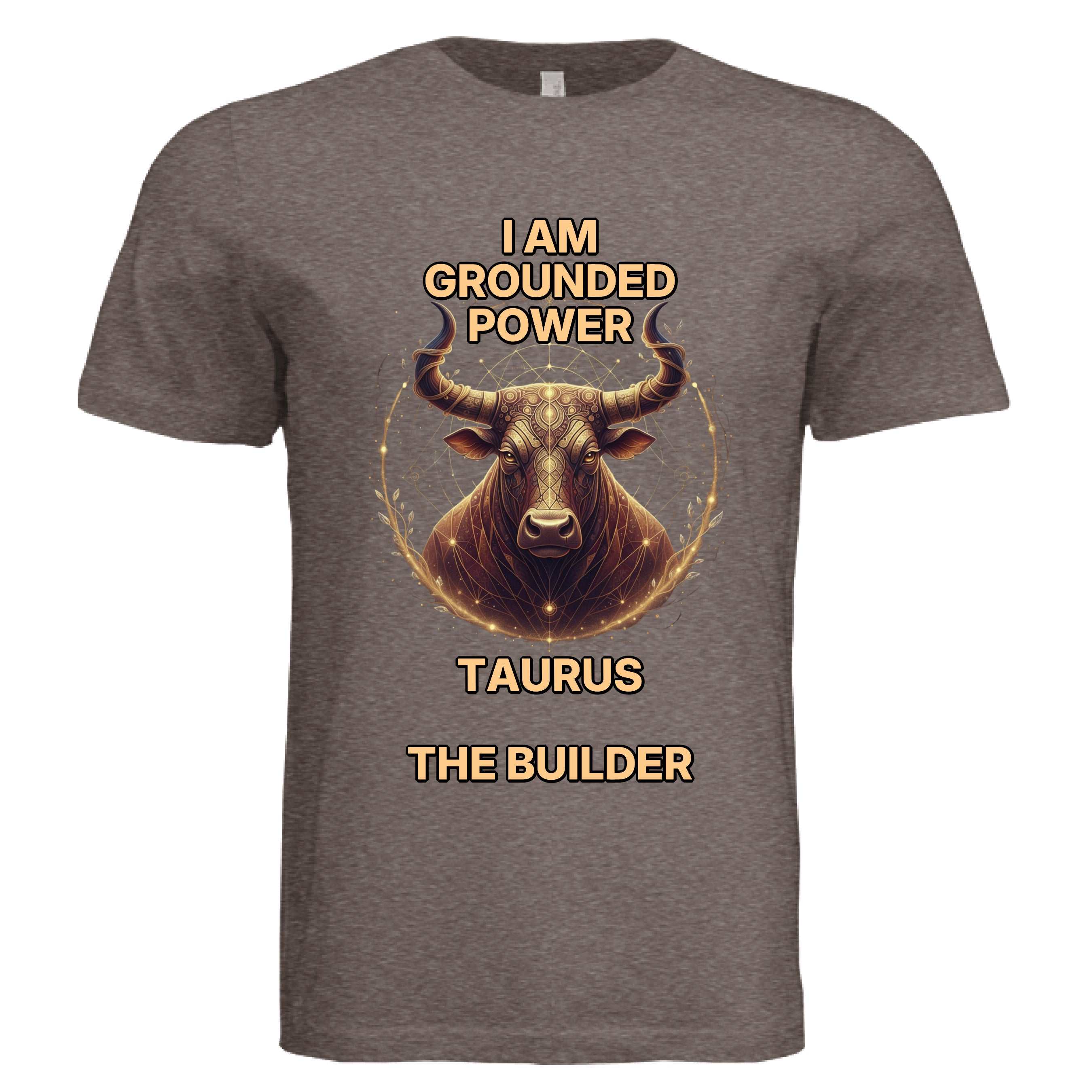 Bella + Canvas 3413C Taurus Zodiac luxury unisex triblend tee with Taurus symbol and elegant design