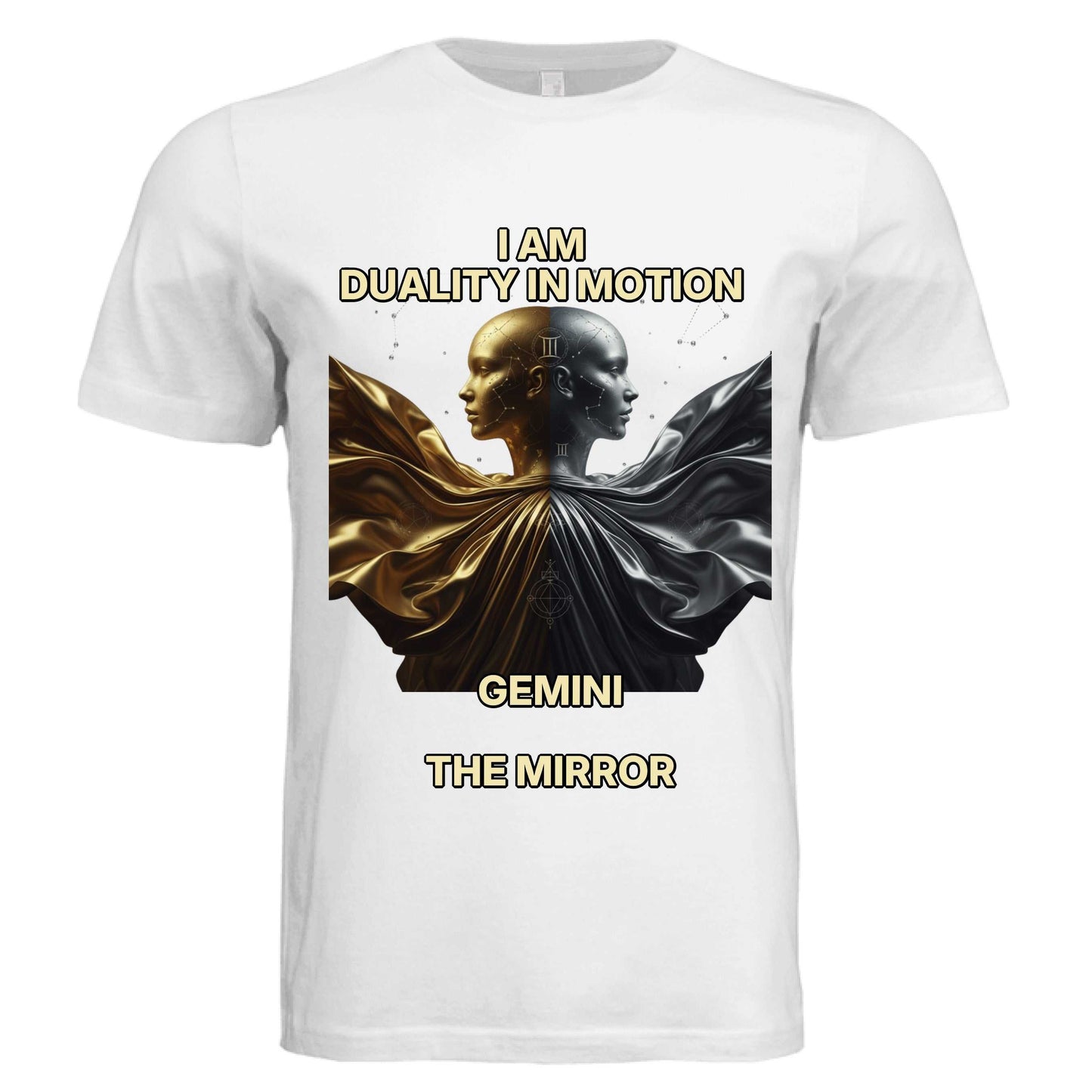 Gemini zodiac luxury tee Bella + Canvas 3413C unisex triblend short-sleeve shirt