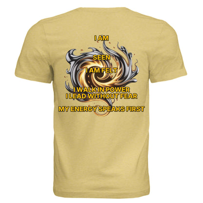 Bella + Canvas 3413C Leo zodiac luxury unisex tee with bold sun-inspired design