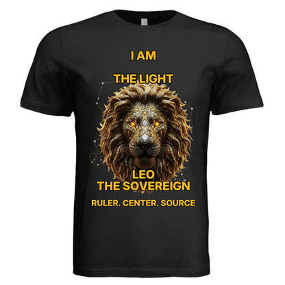 Bella + Canvas 3413C Leo zodiac luxury unisex tee with bold lion design