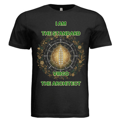 Bella + Canvas 3413C Virgo zodiac luxury unisex triblend tee with refined design and semi fit