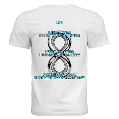 Libra zodiac luxury tee Bella + Canvas 3413C unisex triblend shirt with balanced design and elegant aesthetic