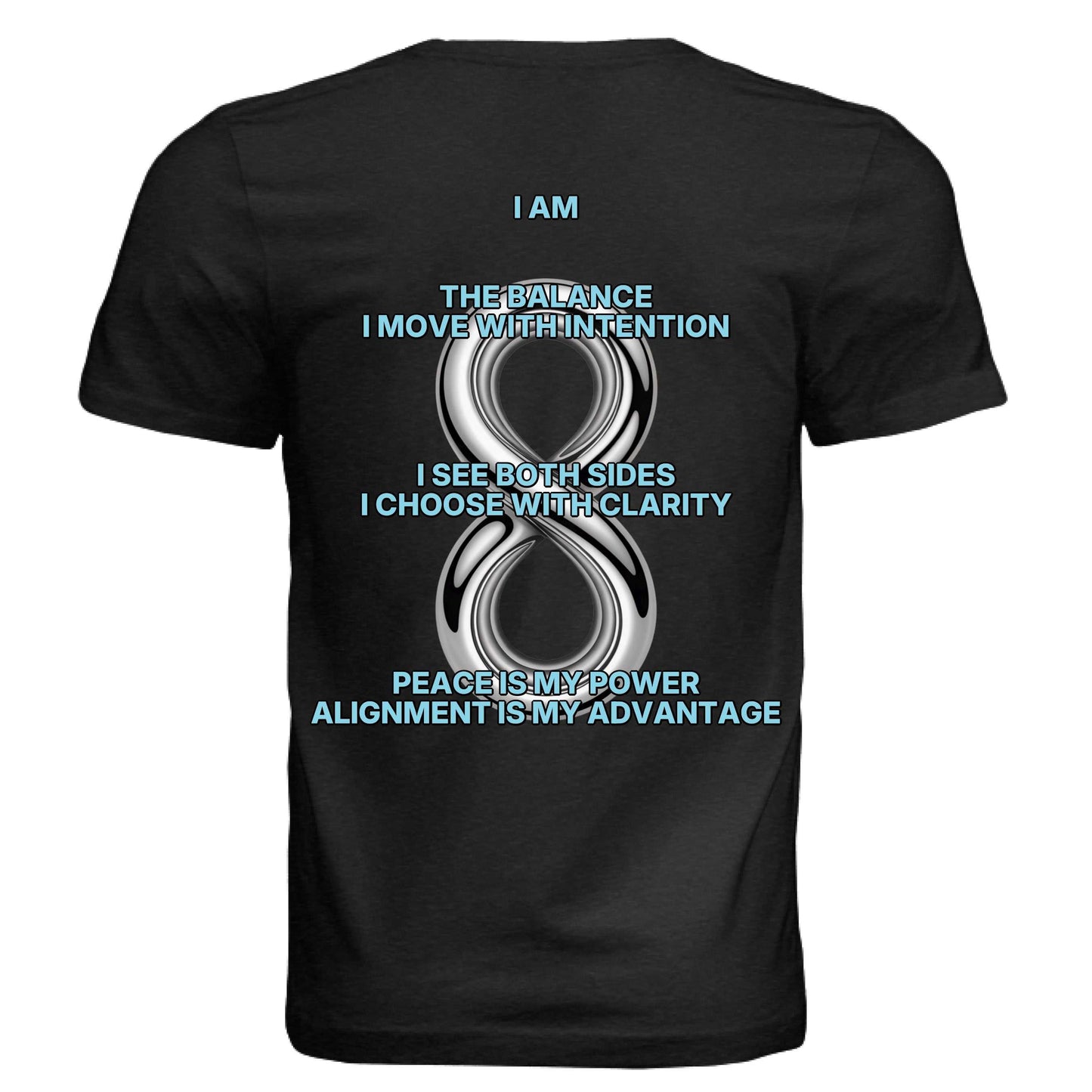 Bella + Canvas 3413C Libra zodiac luxury unisex tee displaying Libra symbol and harmony design