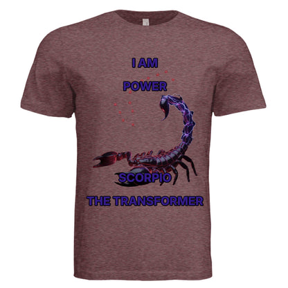 Bella + Canvas 3413C Scorpio zodiac luxury unisex tee with Scorpio symbol and astrology design