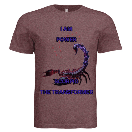 Bella + Canvas 3413C Scorpio zodiac luxury unisex tee with Scorpio symbol and astrology design