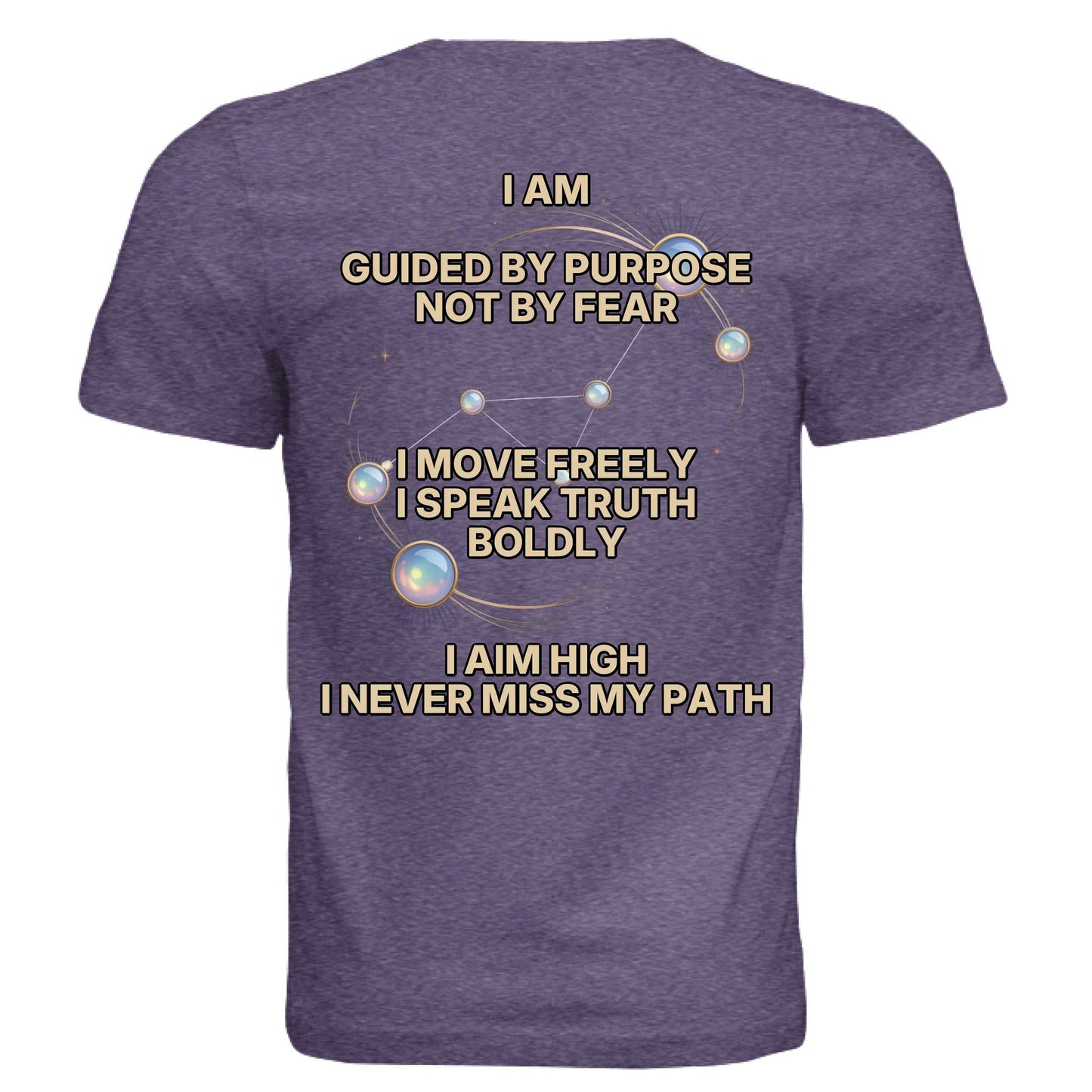 Sagittarius zodiac luxury tee made from Bella + Canvas 3413C unisex triblend fabric with adventurous design