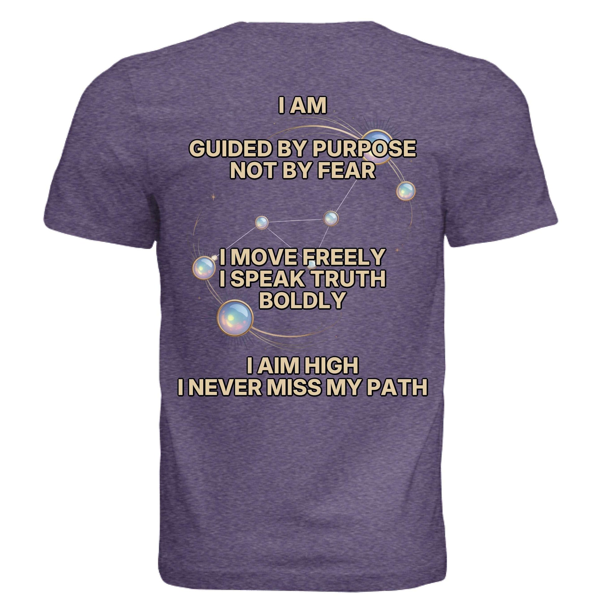 Sagittarius zodiac luxury tee made from Bella + Canvas 3413C unisex triblend fabric with adventurous design