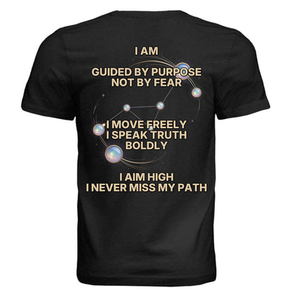 Bella + Canvas 3413C unisex Sagittarius zodiac luxury tee with adventurous design