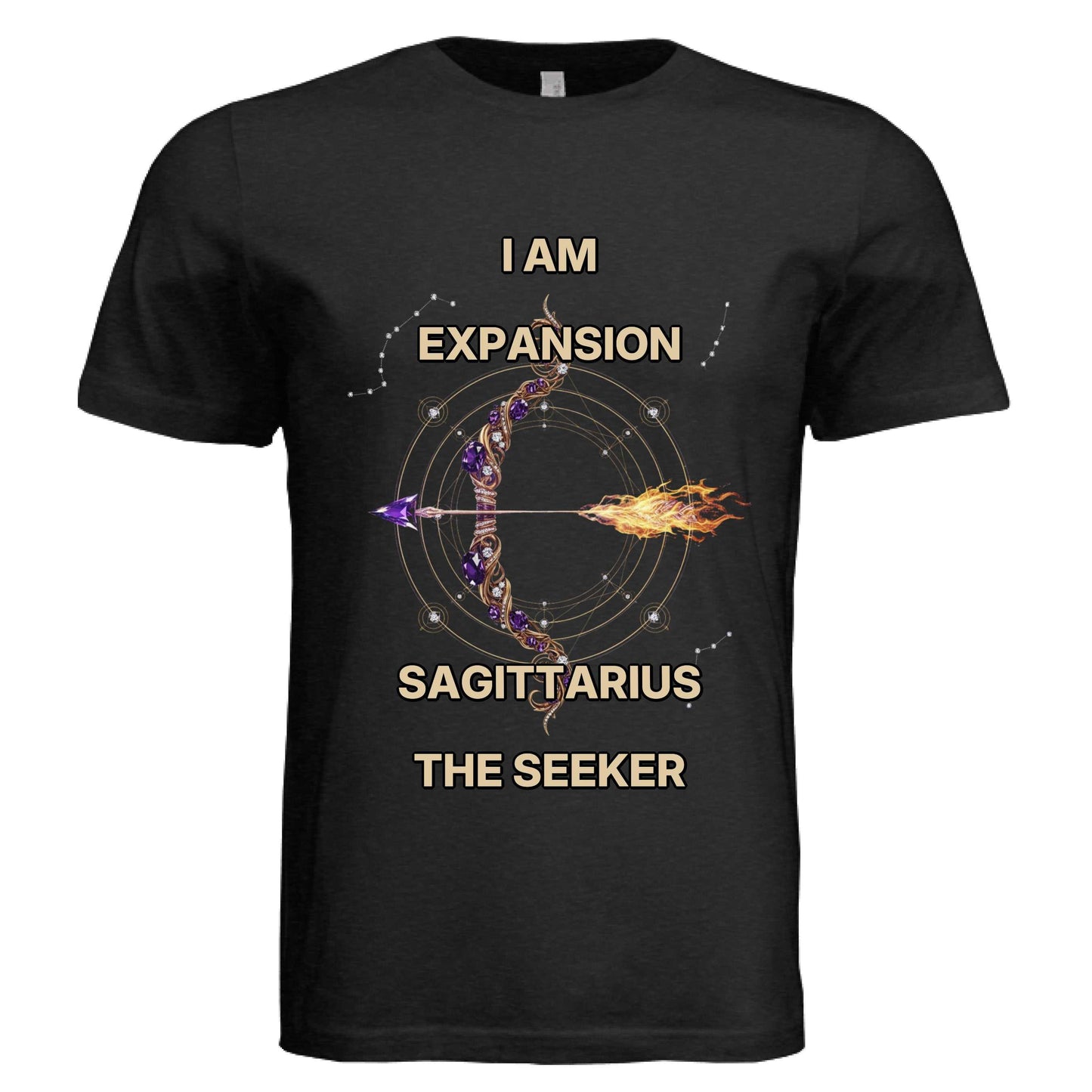 Sagittarius zodiac luxury tee Bella + Canvas 3413C unisex triblend shirt