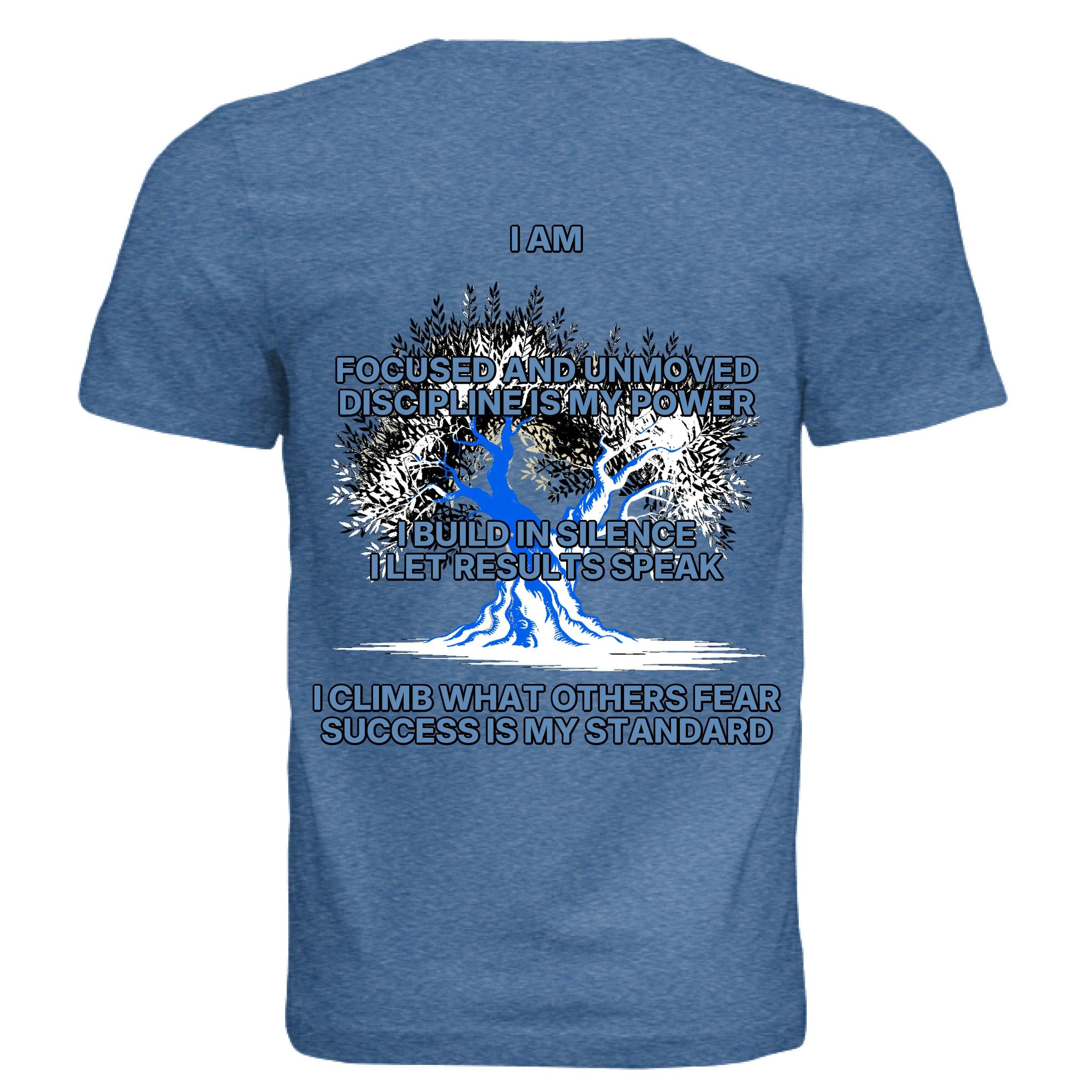 Solid True Royal Triblend - BACK