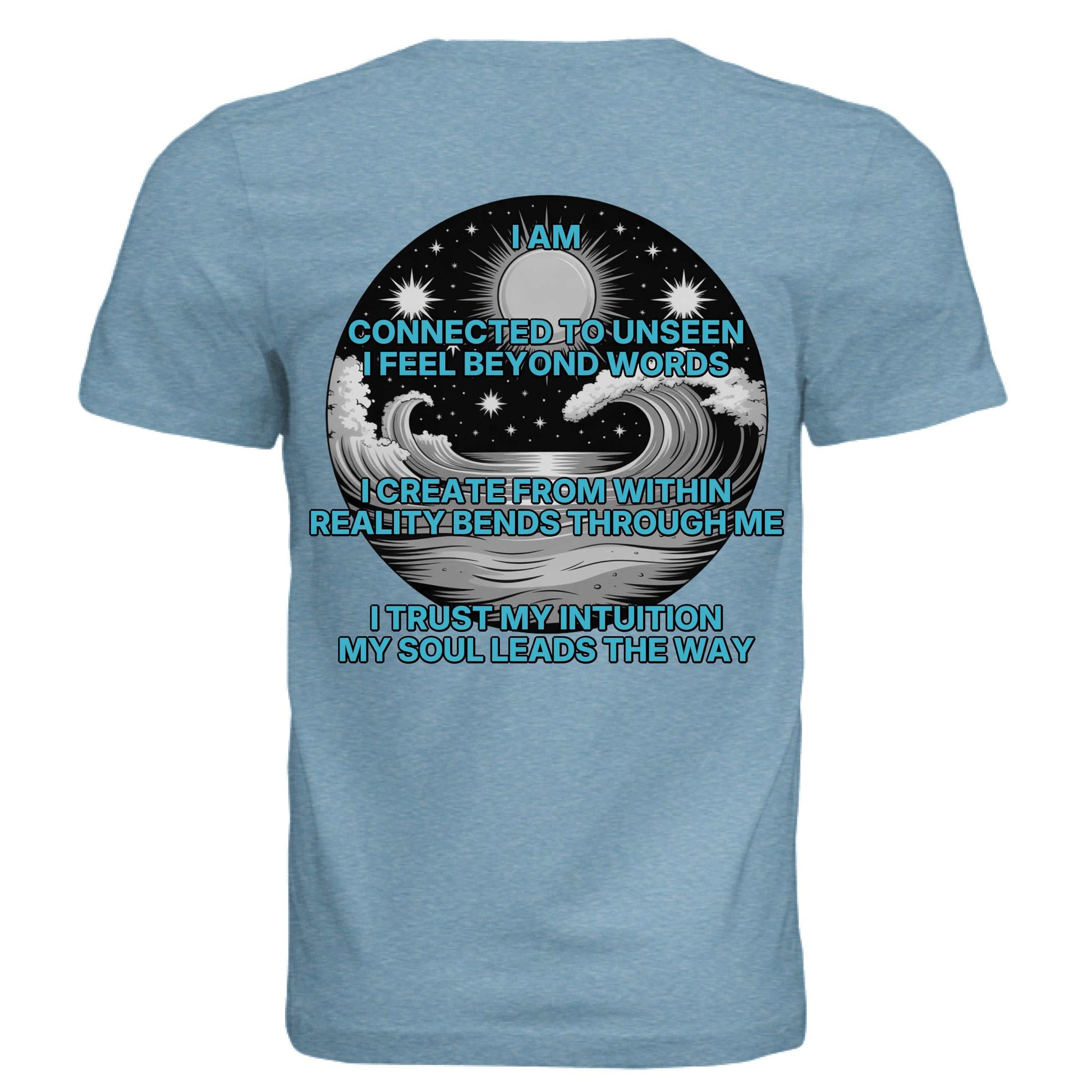 Bella + Canvas 3413C Pisces zodiac luxury unisex triblend tee with mystical design