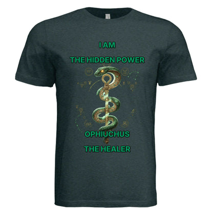 Ophiuchus zodiac luxury tee by Vibe Armor featuring Bella + Canvas triblend fabric design