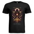 Divine Mother Unisex Tee featuring Bella + Canvas 3413C with celestial goddess artwork and cosmic crown for Mother's Day gift