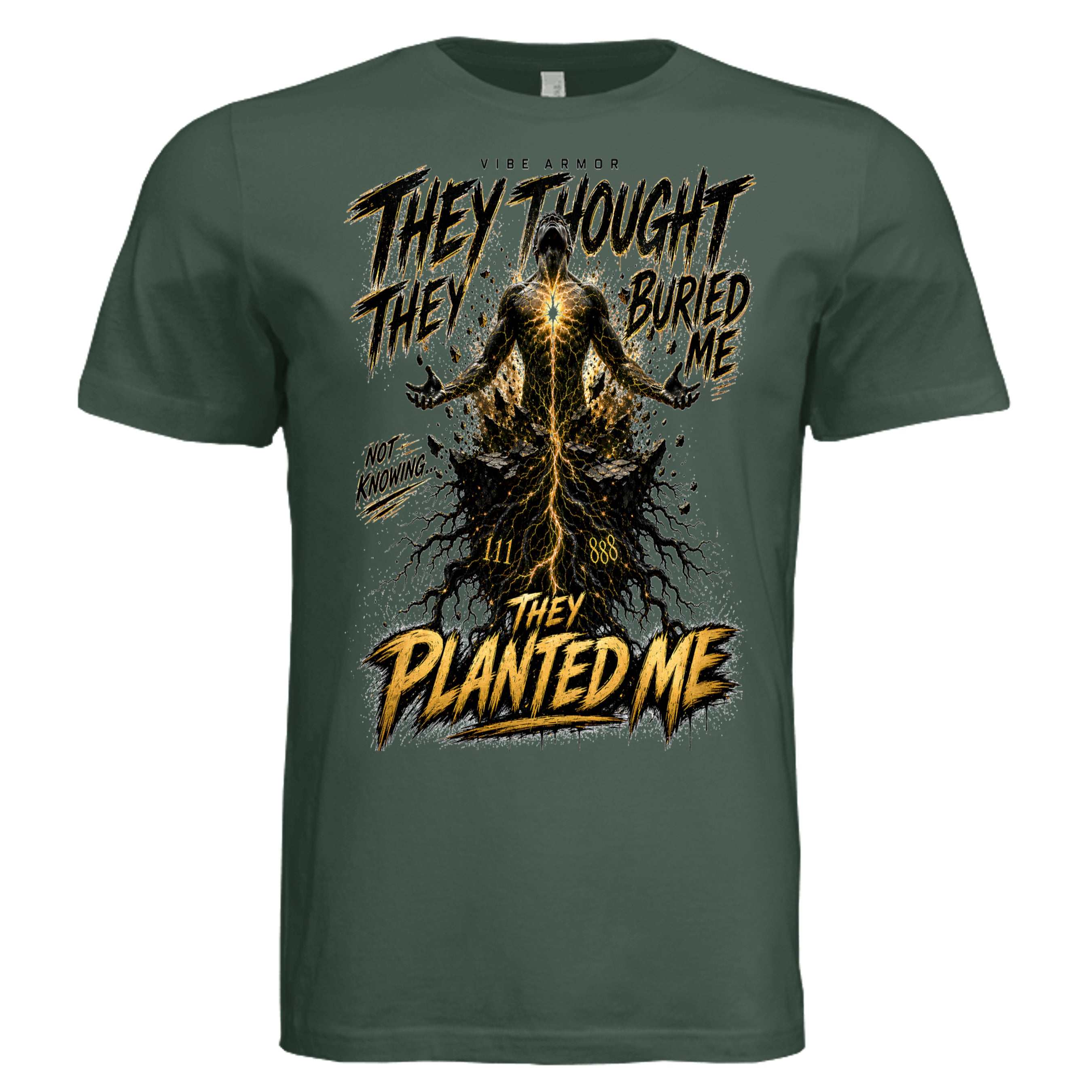 Solid Forest Triblend - 3413C - FRONT