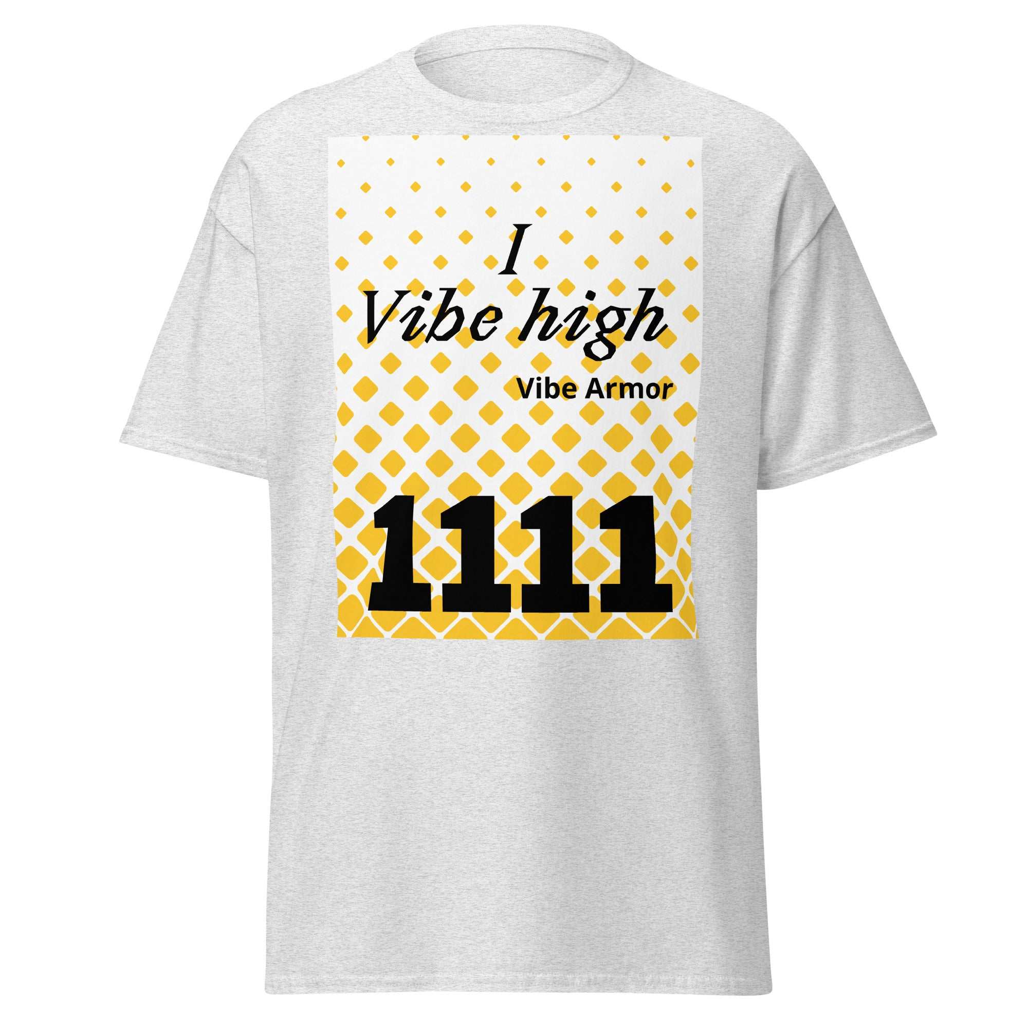 Vibe Armor Unisex tee featuring 1111 angel number design on soft cotton blend fabric