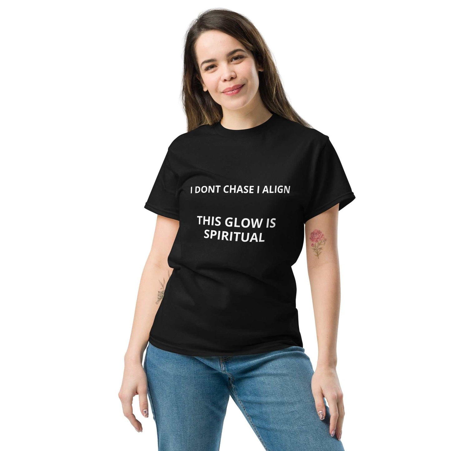 Unisex classic tee made of 100% premium cotton with clean lines and breathable comfort for spiritual and everyday wear