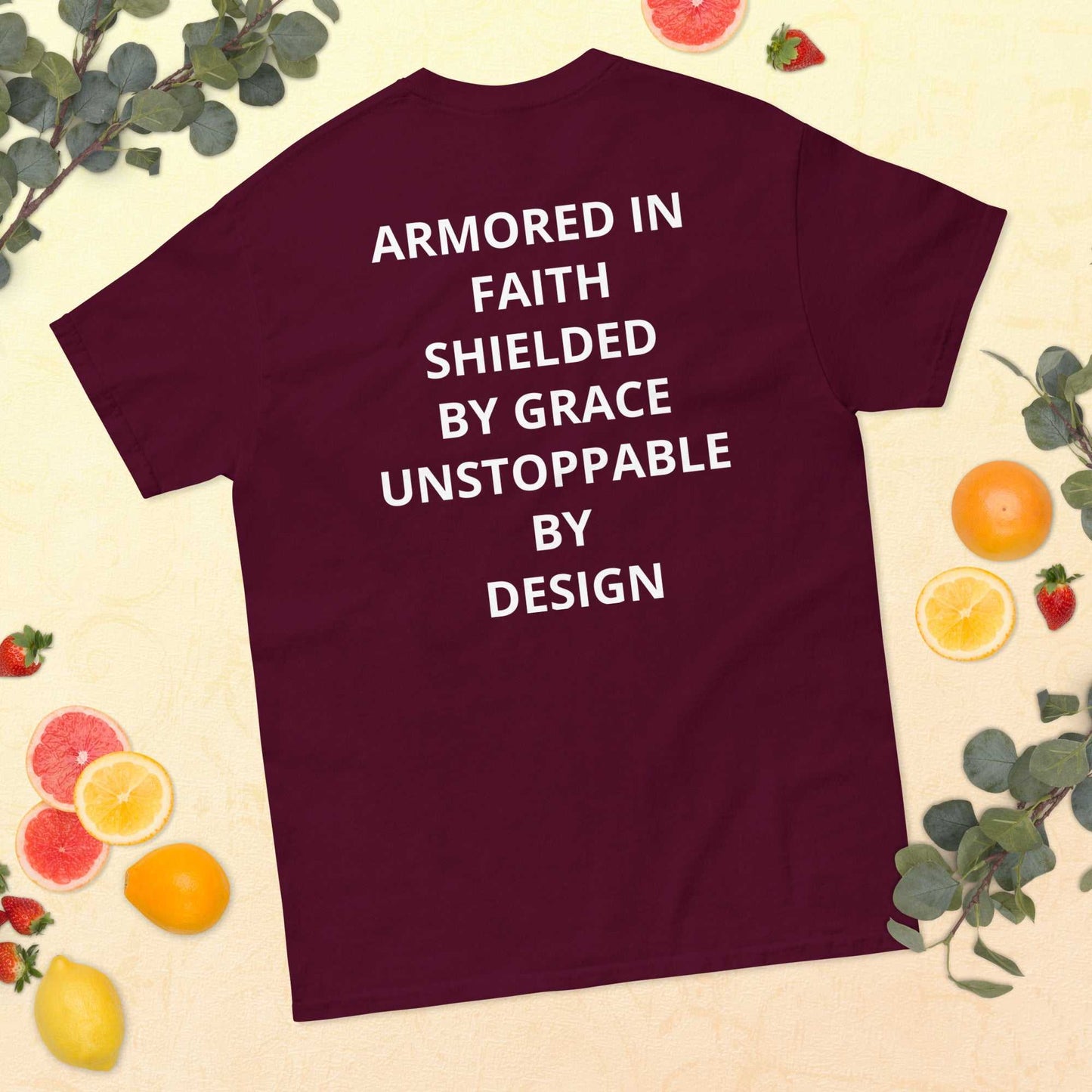 Unisex classic tee featuring 333 angel number symbolizing divine protection and balance