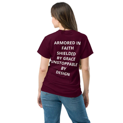 Unisex classic tee featuring 333 angel number symbolizing divine protection and spiritual balance