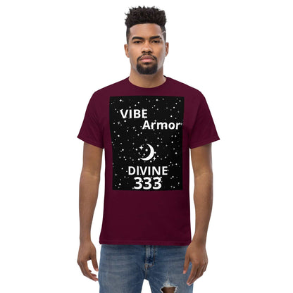 Unisex classic tee featuring 333 angel number symbolizing divine protection and balance