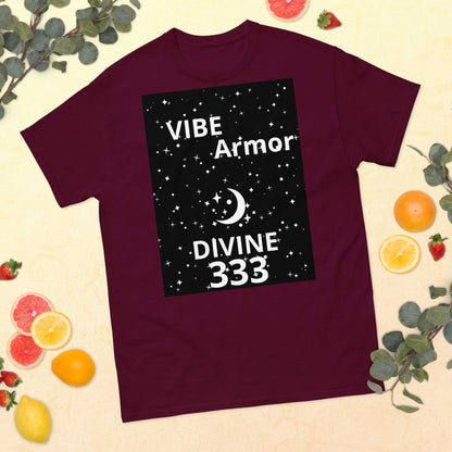 Unisex classic tee featuring 333 angel number symbolizing divine protection and spiritual balance