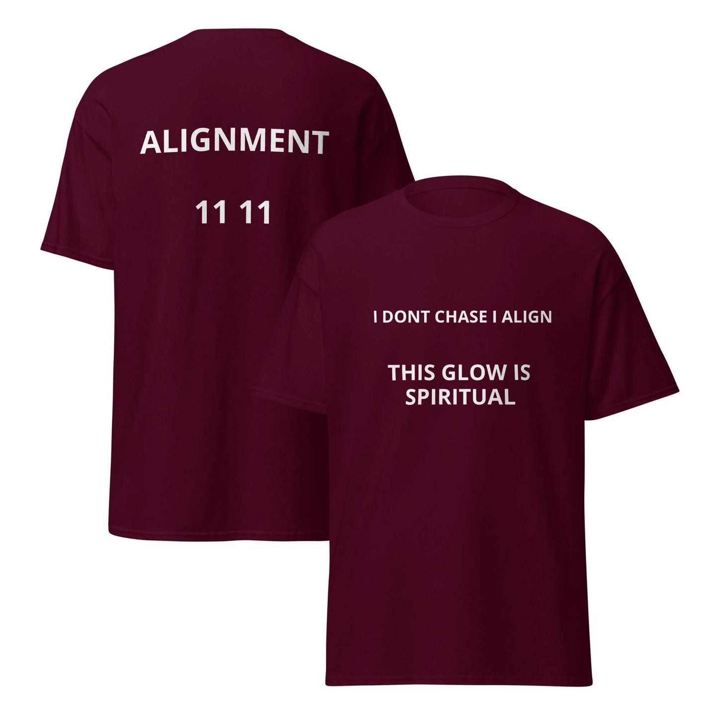 Unisex classic tee made of 100% premium cotton with a modern fit and spiritual design