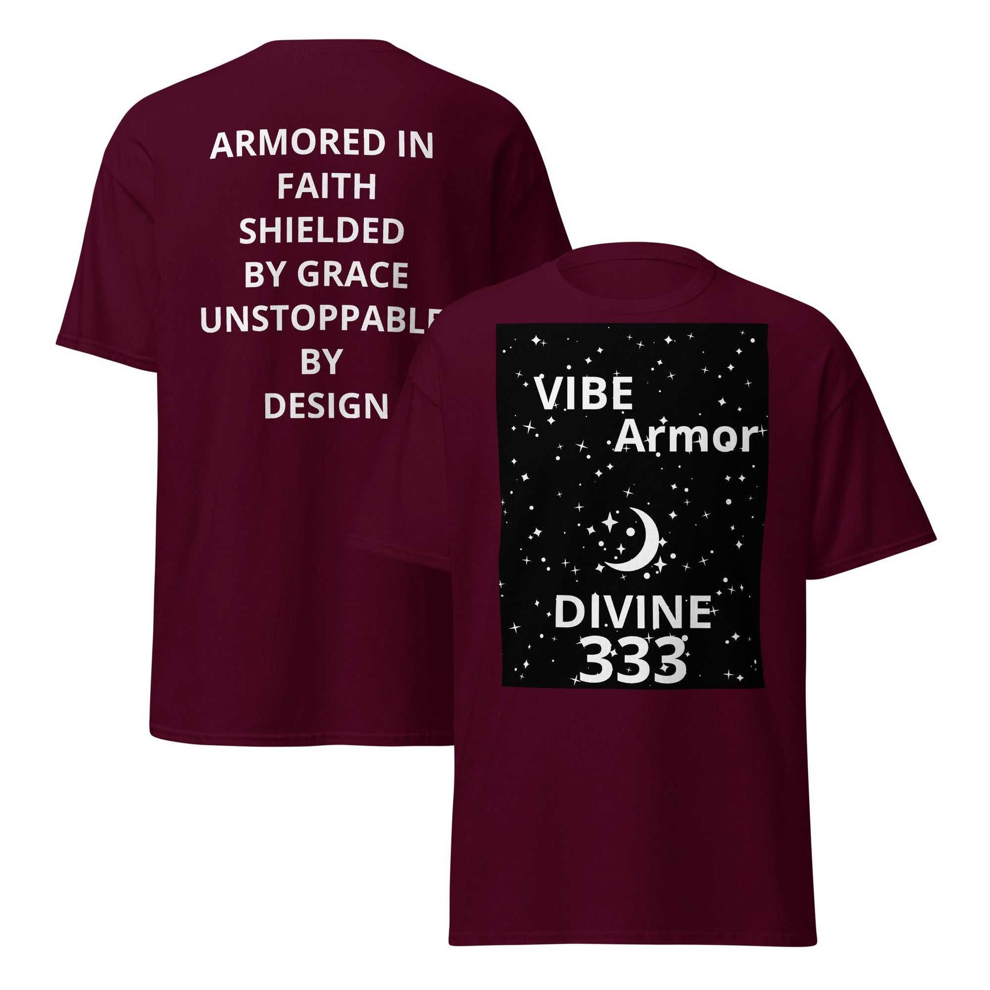 Unisex classic tee featuring 333 angel number symbolizing divine protection and spiritual balance