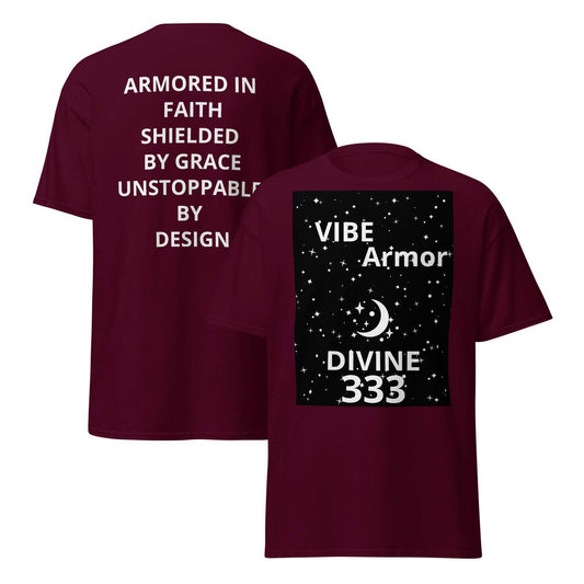 Unisex classic tee featuring 333 angel number symbolizing divine protection and spiritual balance