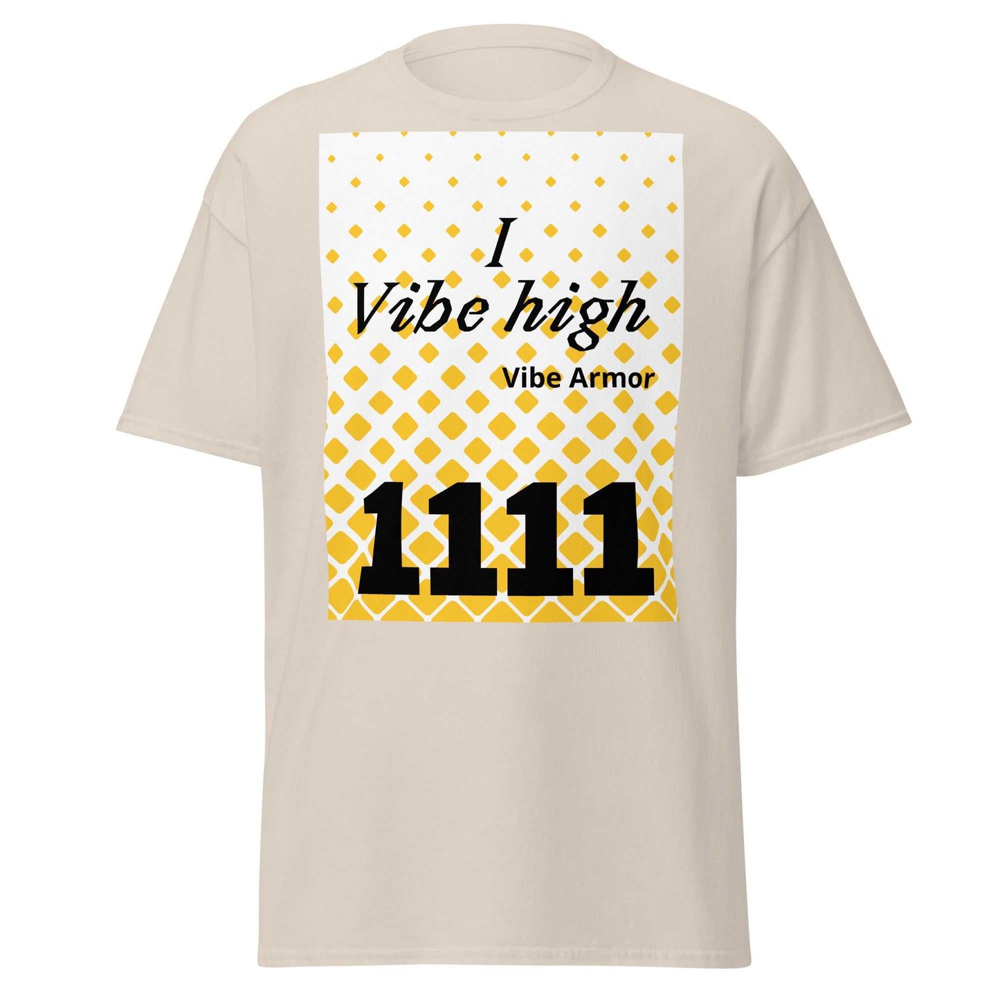 Vibe Armor Unisex tee with 1111 angel number design in soft cotton blend
