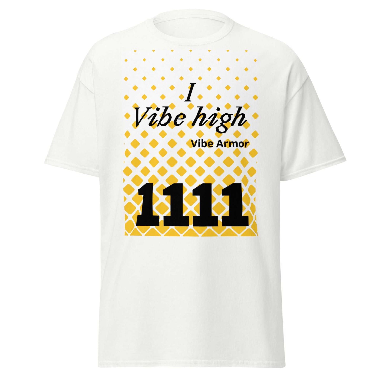 Vibe Armor Unisex tee with 1111 angel number design on soft cotton blend fabric