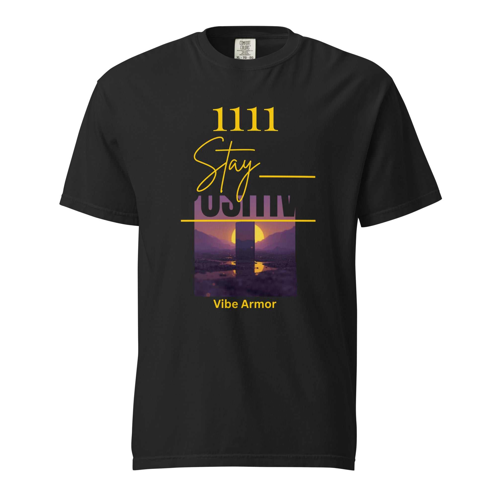 Unisex garment-dyed heavyweight spiritual t-shirt with premium ring-spun cotton and relaxed fit