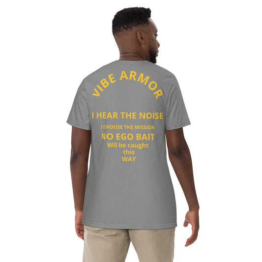 Unisex garment-dyed heavyweight spiritual t-shirt made from 100% ring-spun cotton with relaxed fit and durable double-needle stitching