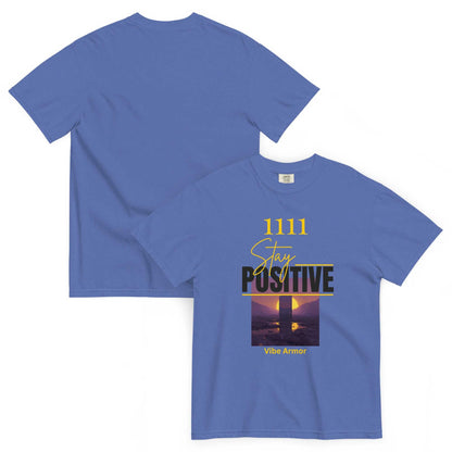 Unisex garment-dyed premium heavyweight spiritual t-shirt from Vibe Armor with relaxed fit and durable stitching