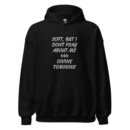 Unisex premium spiritual hoodie with angel number design and cozy fleece lining