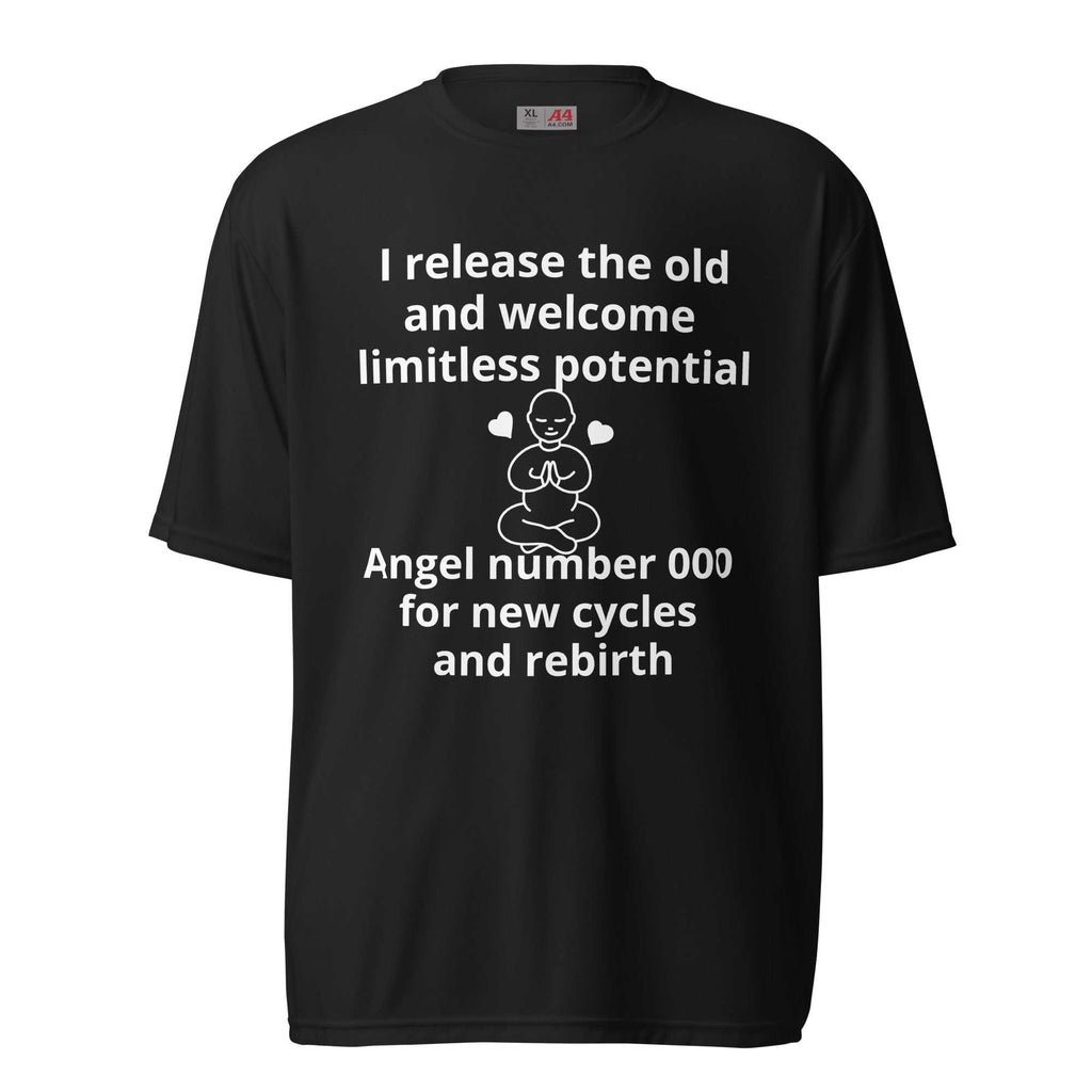 Unisex performance crew neck t-shirt with moisture-wicking, odor resistance, and UPF 44+ sun protection for active lifestyles