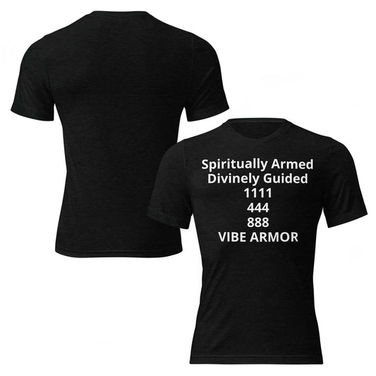 Performance Spiritual short sleeve t-shirt with active angel number design and vintage fit